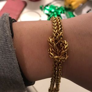 Kate Spade Nautical Sailers Knot gold bracelet